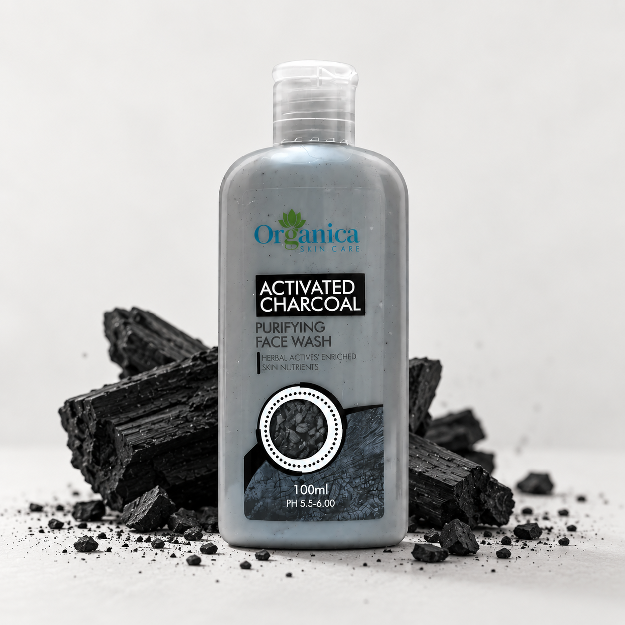Charcoal Face Wash | Organica