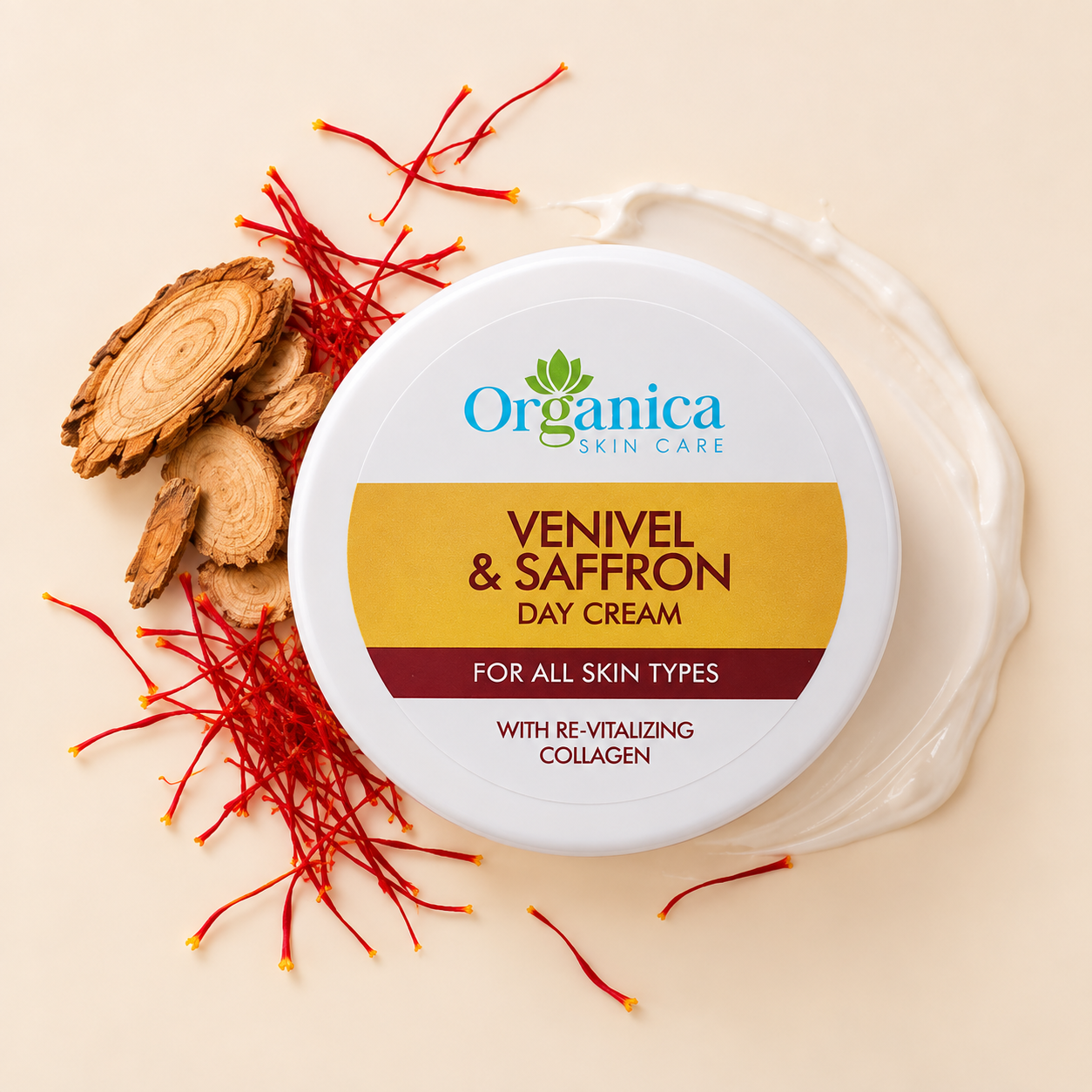 Venivel and Saffron Day Cream | Organica