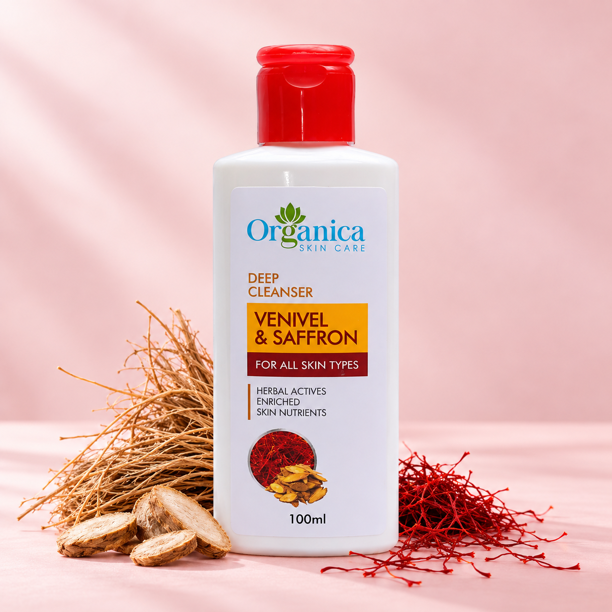 Venivel and Saffron Deep Cleanser | Organica
